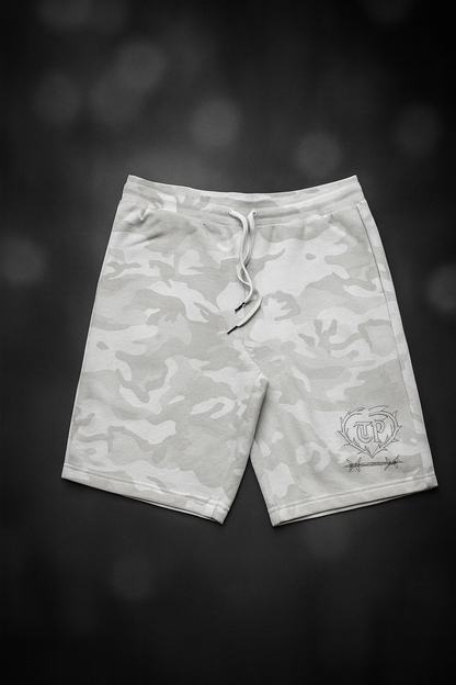 THORN HEART – SIN TIEMPO Camo Shorts